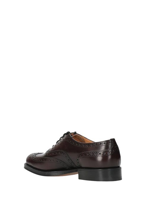 Scarpe Oxford Burwood in pelle Ebony CHURCH'S | EEB002F0AMA